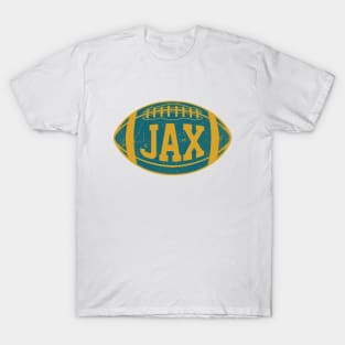 JAX Retro Football - White T-Shirt